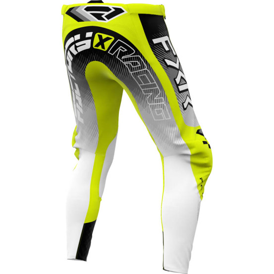 Pantalon cross FXR 2026 Podium Gladiator - Jaune Fluo Noir Gris
