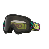 Masque cross OAKLEY O-Frame Heritage Collection - Noir Fumé Foncé