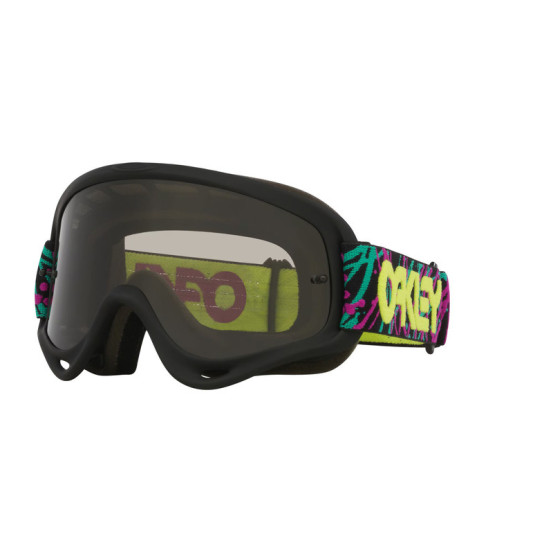 Masque cross OAKLEY O-Frame Heritage Collection - Noir Fumé Foncé