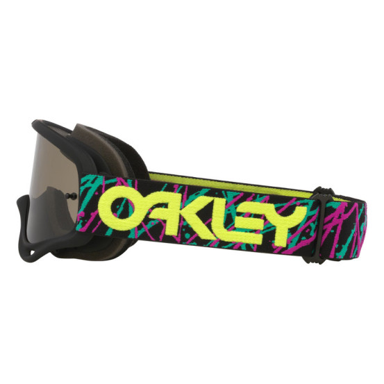Masque cross OAKLEY O-Frame Heritage Collection - Noir Fumé Foncé