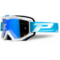 Masque cross Progrip Atzaki Mirror 3201 - Blanc