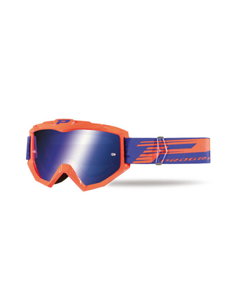 Masque cross Progrip Atzaki Base 3201 - TR Orange fluo
