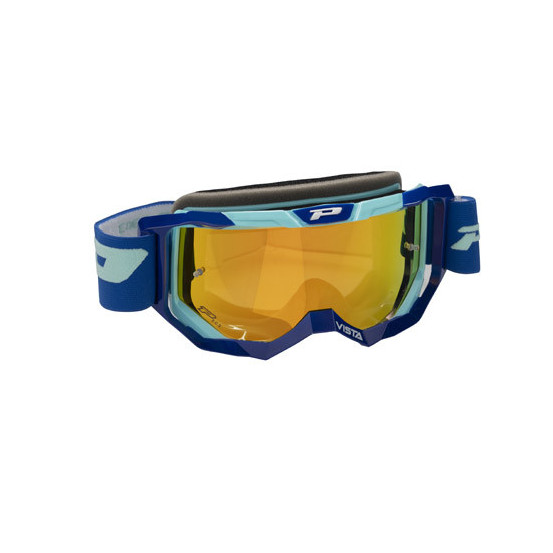 Masque cross Progrip Vista Mirror 3303 - Bleu Turquoise