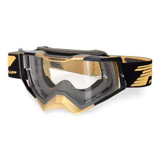 Masque cross Progrip Rapid Base 3309 - Gris Or Noir