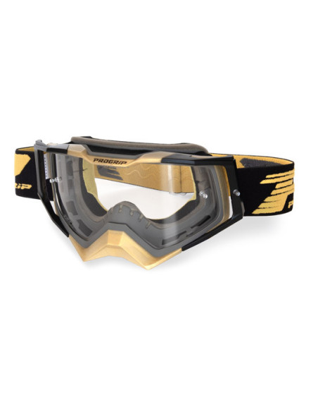 Masque cross Progrip Rapid Base 3309 - Gris Or Noir