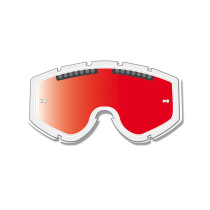 Ecran double antibuée 3255 Light Sensitive masque cross RIOT/MENACE/ATZAKI/NASWA - Rouge