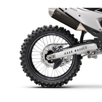 Roue arrière complète 18x2,15 HAAN WHEELS - 36 rayons - Cercle EXCEL A60 noir / Moyeu noir - KTM