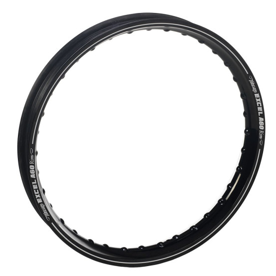Roue arrière complète 19x2,15 HAAN WHEELS - 36 rayons - Cercle EXCEL A60 noir / Moyeu orange - GASGAS / HUSQVARNA / KTM