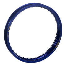 Roue avant complète 17x3,50 HAAN WHEELS - 36 rayons - Cercle EXCEL bleu / Moyeu bleu - HUSQVARNA / KTM 2