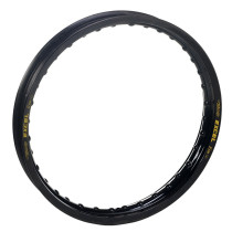 Roue arrière complète tubeless 17x5,00 HAAN WHEELS - 36 rayons - Cercle EXCEL noir / Moyeu rouge - HUSABERG / HUSQVARNA / KTM 2
