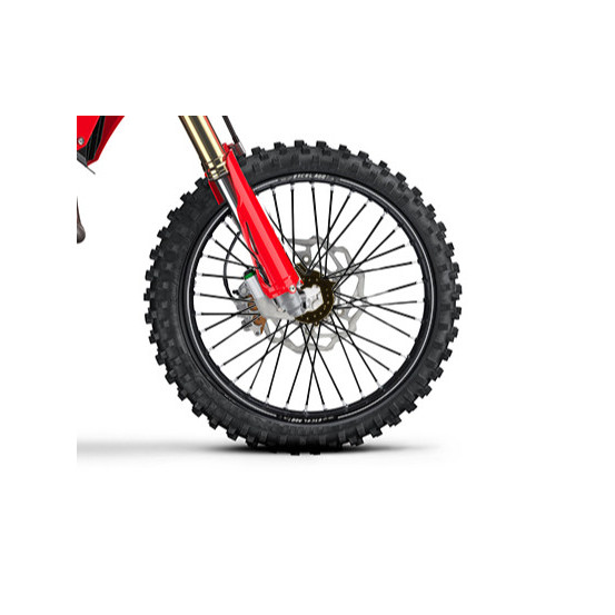 Roue avant complète 21x1,60 HAAN WHEELS - 36 rayons - Cercle EXCEL A60 noir / Moyeu noir - HUSQVARNA / KTM / STARK
