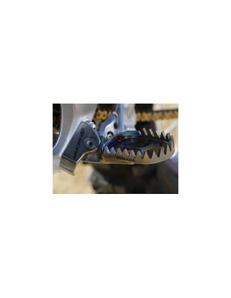 Supports de repose-pieds SCAR titane Yamaha 450 YZ-F 2023-2026