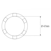 Douille à créneaux MOTION PRO - Diamètre 47mm 2