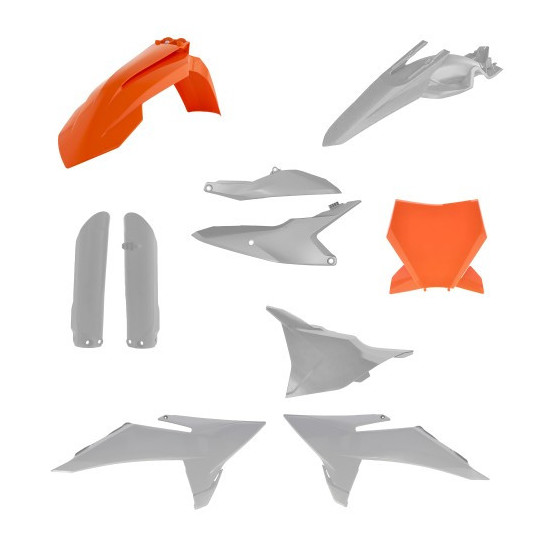 Kit plastiques complet - Orange Gris - ACERBIS KTM 85 SX 2025