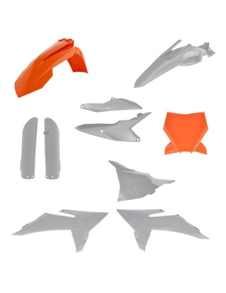Kit plastiques complet - Orange Gris - ACERBIS KTM 85 SX 2025