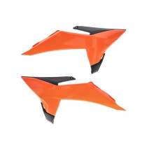 Ouies de radiateurs - Orange Noir - ACERBIS KTM 85 SX 2025