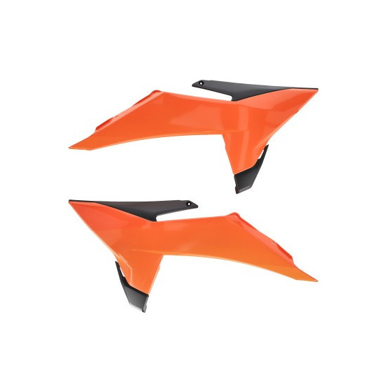 Ouies de radiateurs - Orange Noir - ACERBIS KTM 85 SX 2025