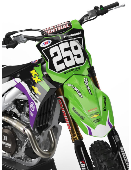 Kit Déco Rider Unik Kawasaki FROST 250 KXF 2009-2012