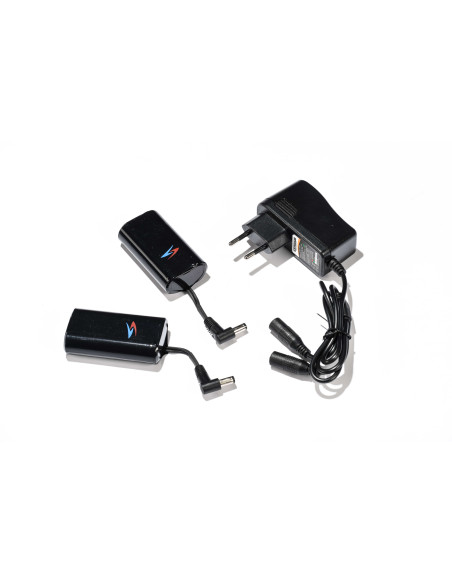Kit 2 batteries + chargeur pour gants Gerbing 7,4V 2600 mAh