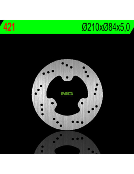 Disque de frein fixe arrière droit NG 210x84x5,0
