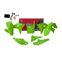 Kit plastiques RACETECH Restylé 2024 Kawasaki 450 KXF 2019-2023