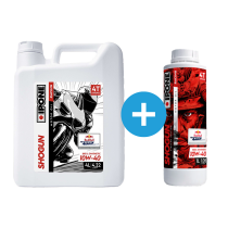 Pack 4 + 1 Litres Huile moteur 4T IPONE SHOGUN 10W40