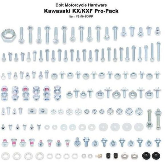Coffret de vis Pro Pack BOLT - KAWASAKI KX / KX-F