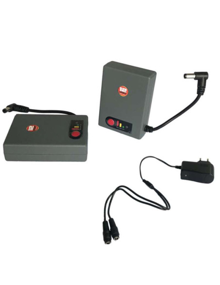 Kit 2 batteries + chargeur pour produits Gerbing 12V 1900 mAh