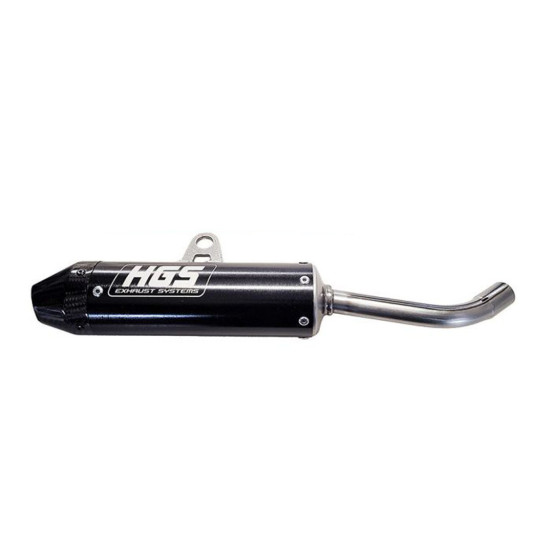 Silencieux alu Noir embout carbone HGS - KTM 125 SX 2023- / Husqvarna 125 TC 2023-