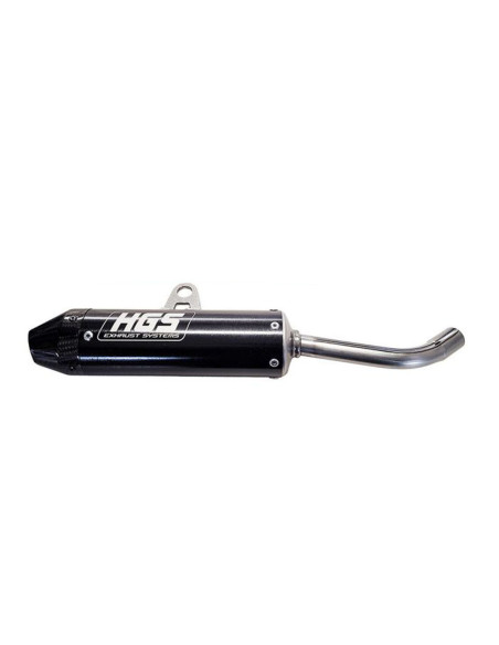 Silencieux alu Noir embout carbone HGS - KTM 125 SX 2023- / Husqvarna 125 TC 2023-