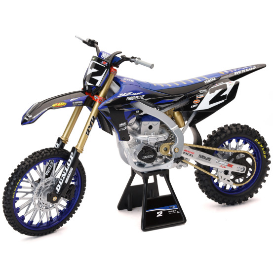 Moto miniature Yamaha 450 YZF C. WEBB - Echelle 1/6°