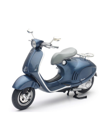 Scooter miniature Vespa 946 Bleu - Echelle 1/12°