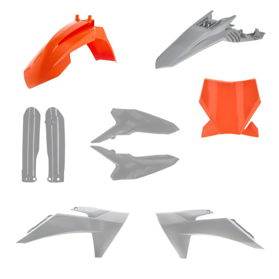 Kit plastiques complet - Orange Gris - ACERBIS KTM 65 SX 2024