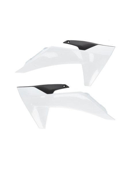 Ouies de radiateurs - Blanc Noir - ACERBIS KTM 65 SX 2024