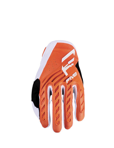 Gants Cross enfant Five MXF3 Evo - Orange Blanc
