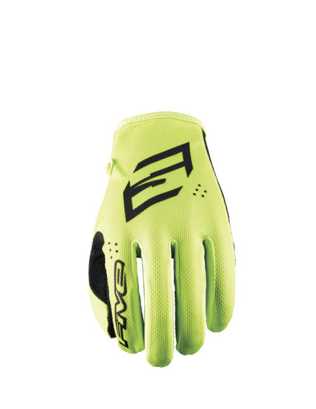 Gants Cross enfant Five MXF4 Mono - Jaune Fluo