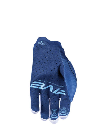 Gants Cross Five MXF2 Evo Split - Bleu Blanc Bleu