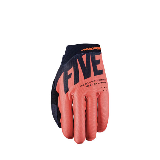 Gants Cross Five MXF2 Evo Split - Noir Orange Rouge