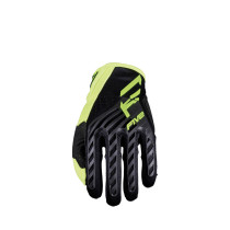 Gants Cross Five MXF3 Evo - Noir Jaune Fluo