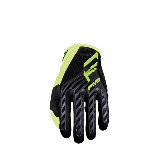Gants Cross Five MXF3 Evo - Noir Jaune Fluo