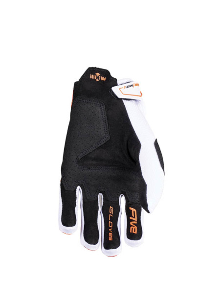 Gants Cross Five MXF3 Evo - Orange Blanc