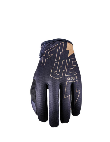Gants Cross Five MXF4 Noir Or Thunderbolt