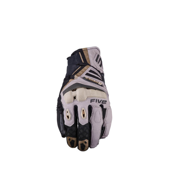 Gants moto Adventure Five TFX1 Airflow Court - Sable Marron