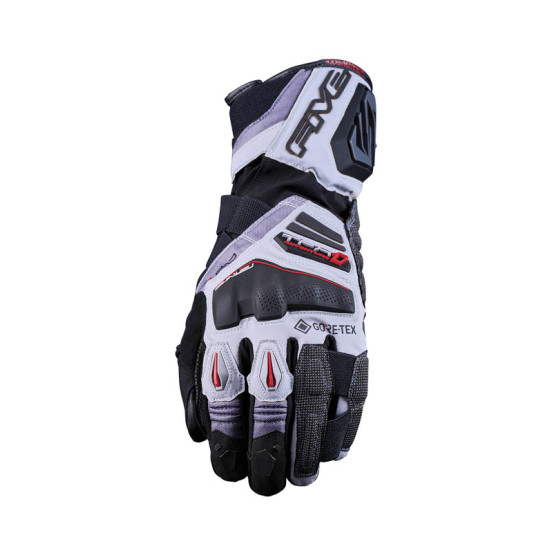 Gants moto Adventure Five TFX1 GTX - Gris Gris Rouge