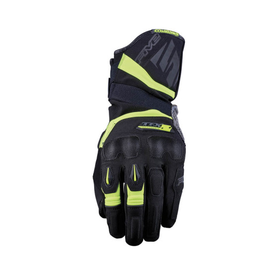 Gants moto Adventure Five TFX2 WP - Noir Jaune Fluo
