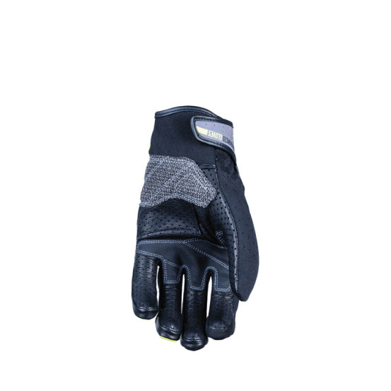 Gants moto Adventure Five TFX3 Airflow - Gris Jaune Fluo