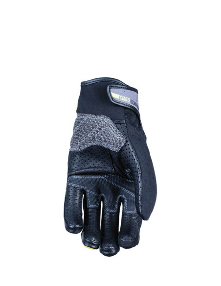 Gants moto Adventure Five TFX3 Airflow - Gris Jaune Fluo