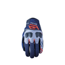 Gants moto Adventure Five TFX4 - Bleu Rouge