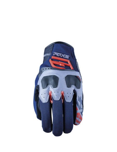 Gants moto Adventure Five TFX4 - Bleu Rouge