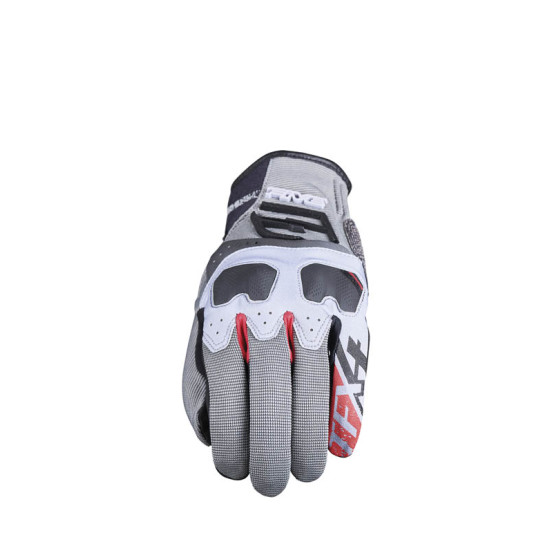 Gants moto Adventure Five TFX4 - Gris Rouge